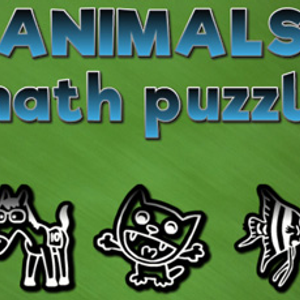 Animals math puzzles