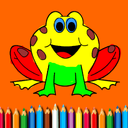 BTS Funny Frog Coloring Book