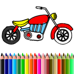 BTS Motorbike Coloring