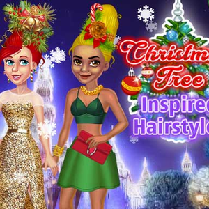 Christmas Tree Inspired Hairstyles