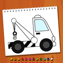 Coloring Book Excavator Trucks