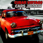 Cuban Vintage Cars Jigsaw