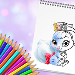 Cute Animals Coloring Book