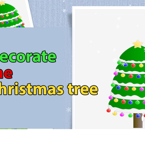 Decorate the Christmas Tree for Kids