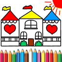 Doll House Coloring Book