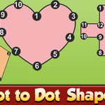 Dot to Dot Shapes Kids Education