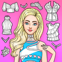 Girl Coloring Dress Up Games