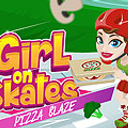 Girl on Skates Pizza Mania