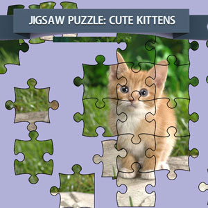 Jigsaw Puzzle Cute Kittens