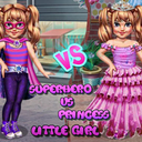 Little Girl Superhero Vs Princess