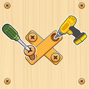 Nuts & Bolts Wood Puzzle Game