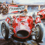 Painting Vintage Cars Jigsaw Puzzle