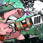 Piggy soldier super adventure