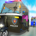 Police Auto Rickshaw Game 2020