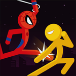 Police Stick man wrestling Fighting Game