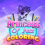 Princess Of Pets Coloring