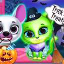 Scary Makeover Halloween Pet Salon