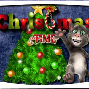 Talking Tom Christmas Time