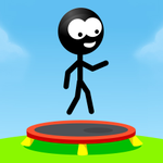 Trampoline Stickman