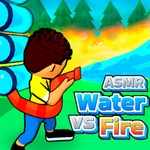 ASMR Water vs Fire